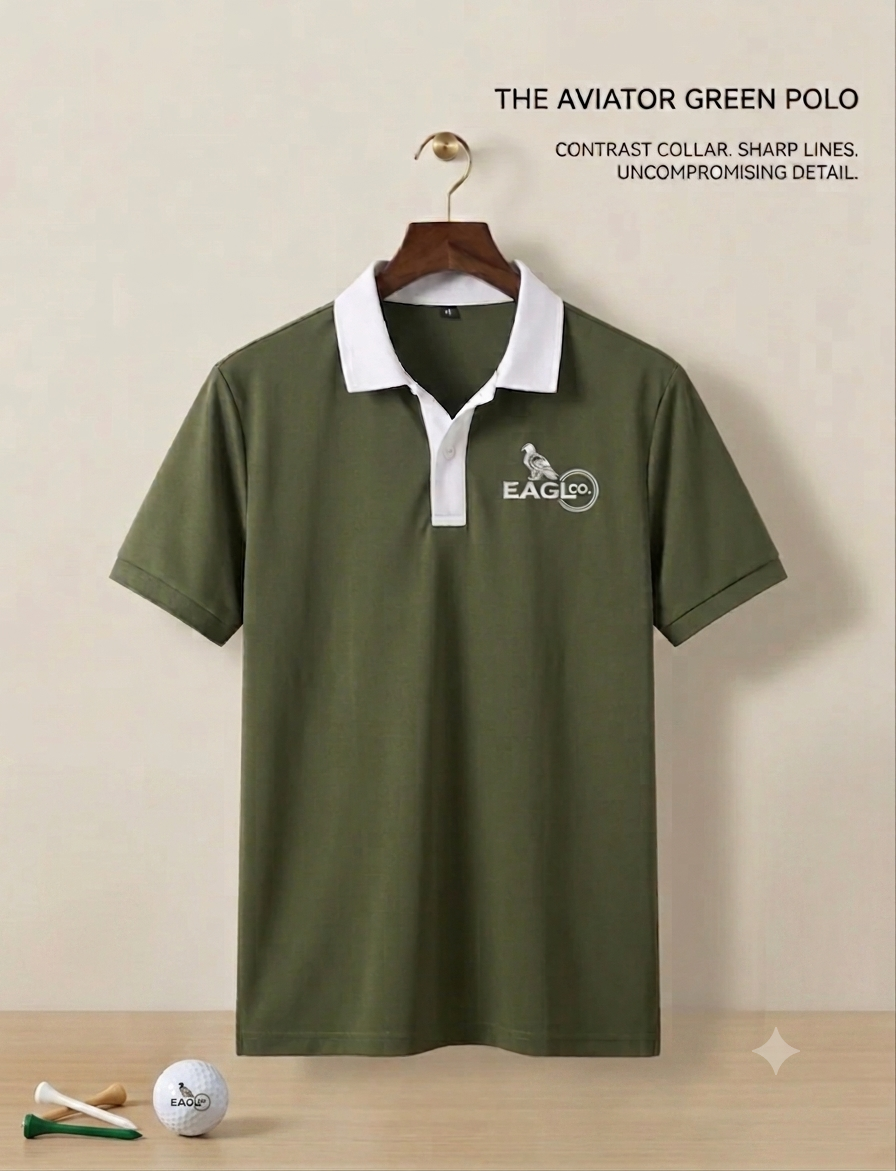 The Aviator Green Polo